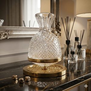 DIAMOND DECANTER- דיקנטר מסתובב 180 מעלות יוקרתי